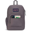 image:imageJanSport Cross Town Plus Backpack  Large Main Compartment Side Water Bottle Pocket 15Inch Padded Laptop Sleeve  Color Blocked  Mahogany HazeGraphite Grey