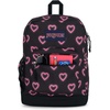 image:imageJanSport Cross Town Plus Backpack  Large Main Compartment Side Water Bottle Pocket 15Inch Padded Laptop Sleeve  Color Blocked  Mahogany HazeHappy Hearts Black