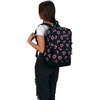 image:imageJanSport Cross Town Plus Backpack  Large Main Compartment Side Water Bottle Pocket 15Inch Padded Laptop Sleeve  Color Blocked  Mahogany HazeHappy Hearts Black