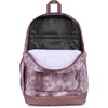 image:imageJanSport Cross Town Plus Backpack  Large Main Compartment Side Water Bottle Pocket 15Inch Padded Laptop Sleeve  Color Blocked  Mahogany HazeIce Dye Mahogany