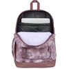 image:imageJanSport Cross Town Plus Backpack  Large Main Compartment Side Water Bottle Pocket 15Inch Padded Laptop Sleeve  Color Blocked  Mahogany HazeIce Dye Mahogany