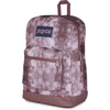 image:imageJanSport Cross Town Plus Backpack  Large Main Compartment Side Water Bottle Pocket 15Inch Padded Laptop Sleeve  Color Blocked  Mahogany HazeIce Dye Mahogany