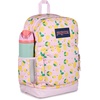 image:imageJanSport Cross Town Plus Backpack  Large Main Compartment Side Water Bottle Pocket 15Inch Padded Laptop Sleeve  Color Blocked  Mahogany HazeLemonade Stand Pink