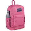 image:imageJanSport Cross Town Plus Backpack  Large Main Compartment Side Water Bottle Pocket 15Inch Padded Laptop Sleeve  Color Blocked  Mahogany HazeMauve Haze