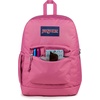 image:imageJanSport Cross Town Plus Backpack  Large Main Compartment Side Water Bottle Pocket 15Inch Padded Laptop Sleeve  Color Blocked  Mahogany HazeMauve Haze