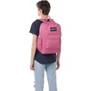 image:imageJanSport Cross Town Plus Backpack  Large Main Compartment Side Water Bottle Pocket 15Inch Padded Laptop Sleeve  Color Blocked  Mahogany HazeMauve Haze