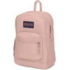 image:imageJanSport Cross Town Plus Backpack  Large Main Compartment Side Water Bottle Pocket 15Inch Padded Laptop Sleeve  Color Blocked  Mahogany HazeMisty Rose