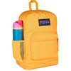 image:imageJanSport Cross Town Plus Backpack  Large Main Compartment Side Water Bottle Pocket 15Inch Padded Laptop Sleeve  Color Blocked  Mahogany HazeOrange Soda