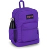 image:imageJanSport Cross Town Plus Backpack  Large Main Compartment Side Water Bottle Pocket 15Inch Padded Laptop Sleeve  Color Blocked  Mahogany HazeParty Plum