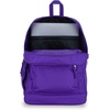 image:imageJanSport Cross Town Plus Backpack  Large Main Compartment Side Water Bottle Pocket 15Inch Padded Laptop Sleeve  Color Blocked  Mahogany HazeParty Plum
