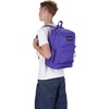 image:imageJanSport Cross Town Plus Backpack  Large Main Compartment Side Water Bottle Pocket 15Inch Padded Laptop Sleeve  Color Blocked  Mahogany HazeParty Plum
