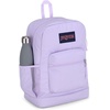 image:imageJanSport Cross Town Plus Backpack  Large Main Compartment Side Water Bottle Pocket 15Inch Padded Laptop Sleeve  Color Blocked  Mahogany HazePastel Lilac