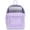 image:imageJanSport Cross Town Plus Backpack  Large Main Compartment Side Water Bottle Pocket 15Inch Padded Laptop Sleeve  Color Blocked  Mahogany HazePastel Lilac