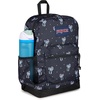 image:imageJanSport Cross Town Plus Backpack  Large Main Compartment Side Water Bottle Pocket 15Inch Padded Laptop Sleeve  Color Blocked  Mahogany HazePastel Petals Black