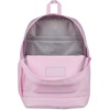 image:imageJanSport Cross Town Plus Backpack  Large Main Compartment Side Water Bottle Pocket 15Inch Padded Laptop Sleeve  Color Blocked  Mahogany HazePink Ice