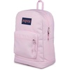 image:imageJanSport Cross Town Plus Backpack  Large Main Compartment Side Water Bottle Pocket 15Inch Padded Laptop Sleeve  Color Blocked  Mahogany HazePink Ice