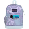 image:imageJanSport Cross Town Plus Backpack  Large Main Compartment Side Water Bottle Pocket 15Inch Padded Laptop Sleeve  Color Blocked  Mahogany HazePlatinum Puddles