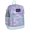 image:imageJanSport Cross Town Plus Backpack  Large Main Compartment Side Water Bottle Pocket 15Inch Padded Laptop Sleeve  Color Blocked  Mahogany HazePlatinum Puddles