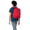 image:imageJanSport Cross Town Plus Backpack  Large Main Compartment Side Water Bottle Pocket 15Inch Padded Laptop Sleeve  Color Blocked  Mahogany HazeRed Tape
