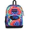 image:imageJanSport Cross Town Plus Backpack  Large Main Compartment Side Water Bottle Pocket 15Inch Padded Laptop Sleeve  Color Blocked  Mahogany HazeRedMulti Hippie Days
