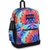 image:imageJanSport Cross Town Plus Backpack  Large Main Compartment Side Water Bottle Pocket 15Inch Padded Laptop Sleeve  Color Blocked  Mahogany HazeRedMulti Hippie Days