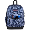 image:imageJanSport Cross Town Plus Backpack  Large Main Compartment Side Water Bottle Pocket 15Inch Padded Laptop Sleeve  Color Blocked  Mahogany HazeSurreal Spots