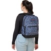 image:imageJanSport Cross Town Plus Backpack  Large Main Compartment Side Water Bottle Pocket 15Inch Padded Laptop Sleeve  Color Blocked  Mahogany HazeSurreal Spots