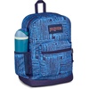 image:imageJanSport Cross Town Plus Backpack  Large Main Compartment Side Water Bottle Pocket 15Inch Padded Laptop Sleeve  Color Blocked  Mahogany HazeThreaded