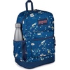 image:imageJanSport Cross Town Plus Backpack  Large Main Compartment Side Water Bottle Pocket 15Inch Padded Laptop Sleeve  Color Blocked  Mahogany HazeVortex Voyage
