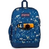 image:imageJanSport Cross Town Plus Backpack  Large Main Compartment Side Water Bottle Pocket 15Inch Padded Laptop Sleeve  Color Blocked  Mahogany HazeVortex Voyage