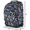image:imageJanSport Driver 8 Rolling Backpack  Wheeled Travel Bag with 15Inch Laptop Sleeve One Size NavyFields of Paradise