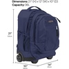 image:imageJanSport Driver 8 Rolling Backpack  Wheeled Travel Bag with 15Inch Laptop Sleeve One Size NavyNavy