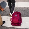 image:imageJanSport Driver 8 Rolling Backpack  Wheeled Travel Bag with 15Inch Laptop Sleeve One Size NavyRusset Red