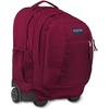 image:imageJanSport Driver 8 Rolling Backpack  Wheeled Travel Bag with 15Inch Laptop Sleeve One Size NavyRusset Red