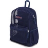 image:imageJanSport Eco Mesh Backpack Red Tape 17 x 125 x 6  Large SemiTransparent Bag for Adults with Laptop Sleeve Padded Back Panel BlackNavy