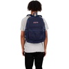 image:imageJanSport Eco Mesh Backpack Red Tape 17 x 125 x 6  Large SemiTransparent Bag for Adults with Laptop Sleeve Padded Back Panel BlackNavy
