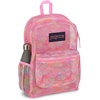 image:imageJanSport Eco Mesh Backpack Red Tape 17 x 125 x 6  Large SemiTransparent Bag for Adults with Laptop Sleeve Padded Back Panel BlackNeon Daisy