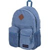 image:imageJanSport Granby Remix Backpack  Work Travel or Laptop Bookbag Travertine CorduroyElemental Blue Corduroy