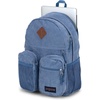 image:imageJanSport Granby Remix Backpack  Work Travel or Laptop Bookbag Travertine CorduroyElemental Blue Corduroy