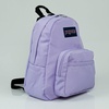 image:imageJanSport Half Pint Mini Backpack 102 L  Durable Mini Bag Purse with Adjustable Shoulder Straps Single Main Compartment Zippered Stash Pocket BlackPastel Lilac