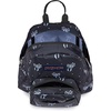 image:imageJanSport Half Pint Mini Backpack 102 L  Durable Mini Bag Purse with Adjustable Shoulder Straps Single Main Compartment Zippered Stash Pocket BlackPastel Petals Black