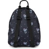 image:imageJanSport Half Pint Mini Backpack 102 L  Durable Mini Bag Purse with Adjustable Shoulder Straps Single Main Compartment Zippered Stash Pocket BlackPastel Petals Black