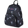 image:imageJanSport Half Pint Mini Backpack 102 L  Durable Mini Bag Purse with Adjustable Shoulder Straps Single Main Compartment Zippered Stash Pocket BlackPastel Petals Black