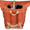 image:imageJanSport Hatchet Rolltop Backpack  17inch Padded Laptop Sleeve Spacious Main Compartment Dual Water Bottle Pockets NavyDune Red