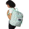 image:imageJanSport Laptop Backpack  Computer Bag with 2 Compartments Ergonomic Shoulder Straps 15 Laptop Sleeve Haul Handle  Faded SageApple Orchard Magic