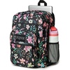 image:imageJanSport Laptop Backpack  Computer Bag with 2 Compartments Ergonomic Shoulder Straps 15 Laptop Sleeve Haul Handle  Faded SageFlora Aura Black