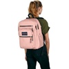 image:imageJanSport Laptop Backpack  Computer Bag with 2 Compartments Ergonomic Shoulder Straps 15 Laptop Sleeve Haul Handle  Faded SageMisty Rose