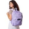 image:imageJanSport Laptop Backpack  Computer Bag with 2 Compartments Ergonomic Shoulder Straps 15 Laptop Sleeve Haul Handle  Faded SagePastel Petals Lilac