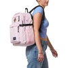 image:imageJanSport Main Campus Backpack  Travel or Work backpack w 15Inch Laptop Sleeve and Dual Water Bottle Pockets NavyPink Ice