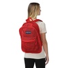 image:imageJanSport Mesh Pack  See Through Backpack Ideal for Class Work Travel or Beach Outings BlackRed Tape